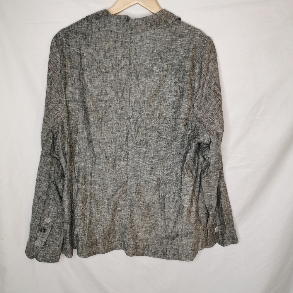 Tailored Linen Blazer - Picture 5 of 7